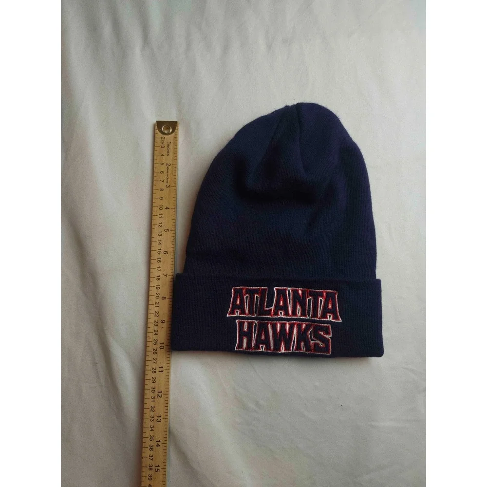 Vtg Y2K Atlanta Hawks NBA Adidas Beanie OSFA Retro Sporty Athleisure Streetwear